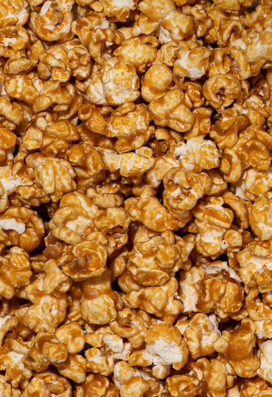 candied apple caramel popcorn