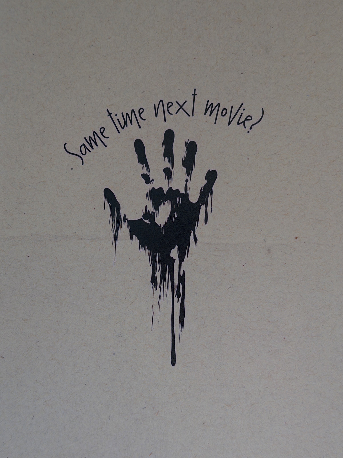 horror movie log book