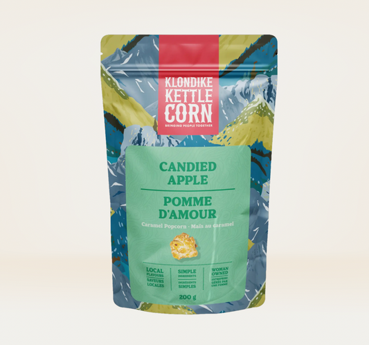 candied apple caramel popcorn